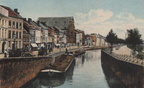 Ingekleurde ansicht van kanaal